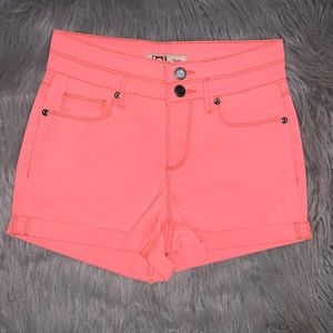 lei juniors pink Jean shorts size 1